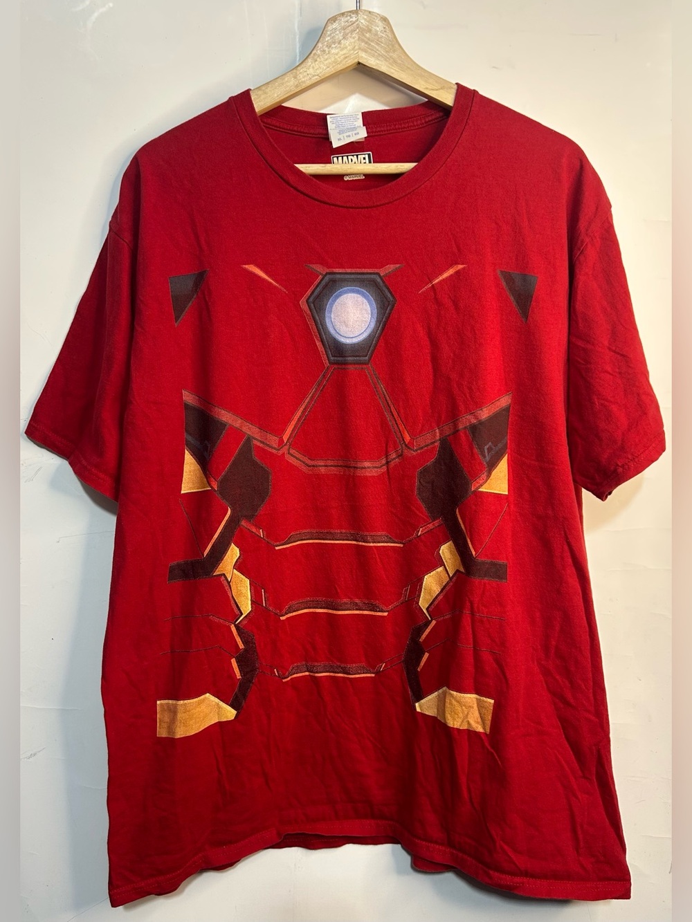 Port & Company Marvel Red Iron Man Graphic T-Shirt XL